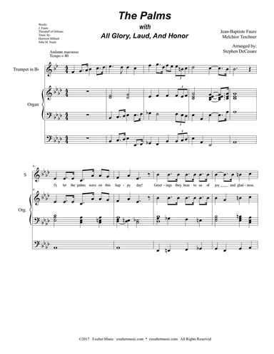 The Palms (with "All Glory, Laud, and Honor") (for 2-part choir - (SA)