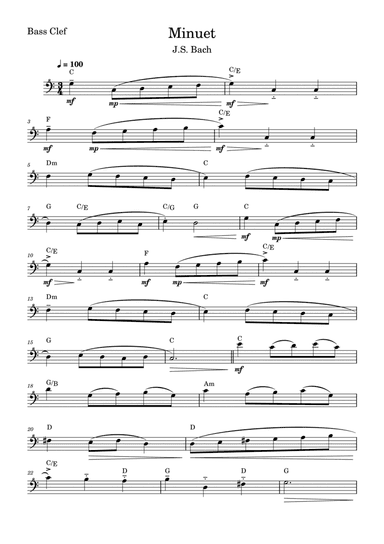 Minuet (Bach)