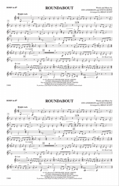 Roundabout: Horn in B flat