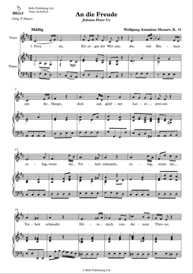 An die Freude, K. 53 (D Major)