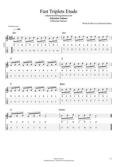 Fast Triplets Etude
