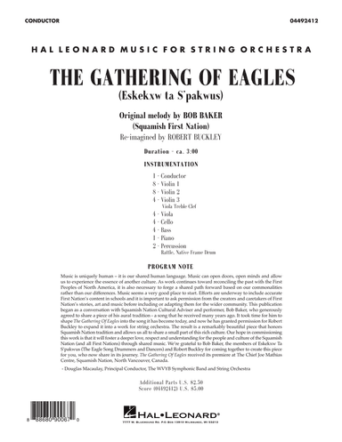 The Gathering of Eagles (arr. Robert Buckley) - Conductor Score (Full Score)