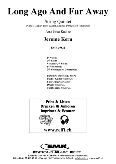 Long Ago And Far Away