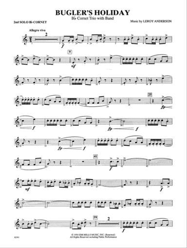 Bugler's Holiday (with Cornet Trio): 2nd B-flat Cornet