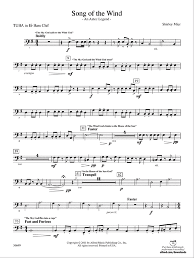Song of the Wind: (wp) E-flat Tuba B.C.