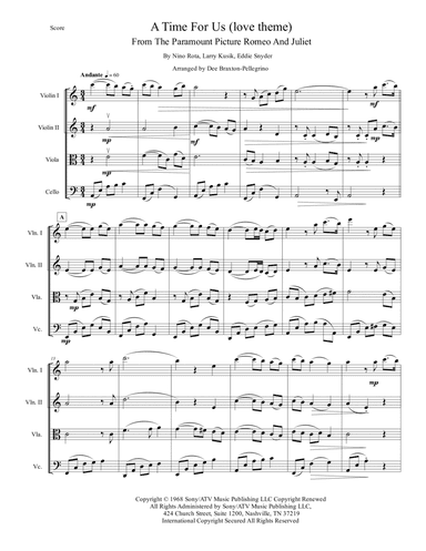 A Time For Us (love Theme)