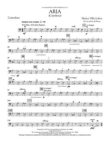 Aria (Cantilena) (arr. Jamin Hoffman) - Bass