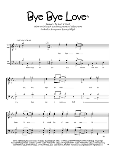 Bye Bye Love