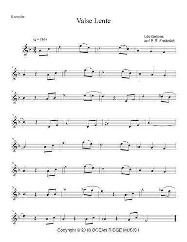 Sylvia - Valse Lente
