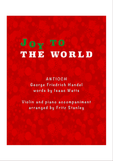 Joy to the World - Violin & Piano Accompaniment