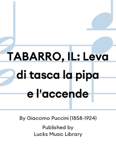 TABARRO, IL: Leva di tasca la pipa e l'accende
