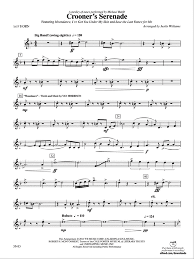 Crooner’s Serenade: 1st F Horn