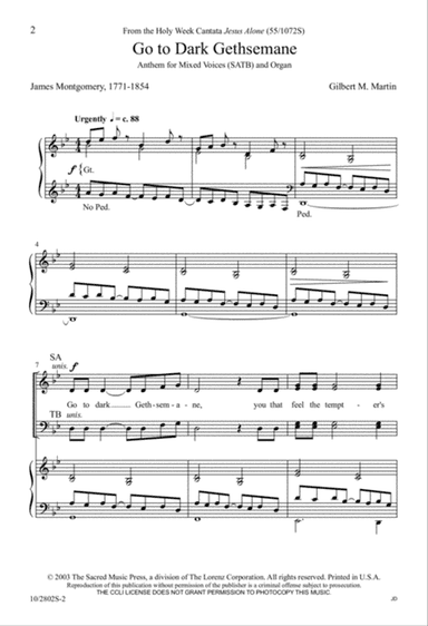 Go to Dark Gethsemane