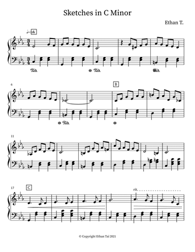 Sketches in C Minor