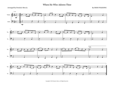 When He Who Adores Thee