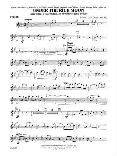 Under the Rice Moon: Flute