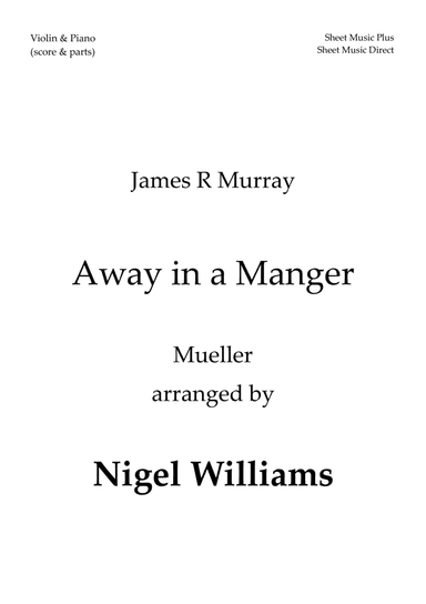 Away in a Manger