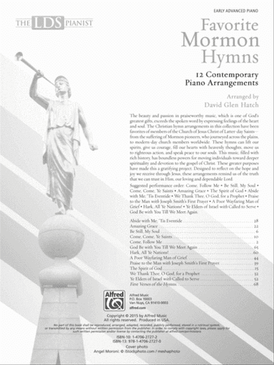 The LDS Pianist: Favorite Mormon Hymns: 12 Contemporary Piano Arrangements