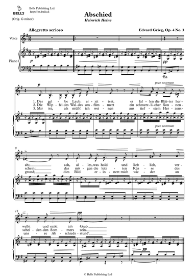 Abschied, Op. 4 No. 3
