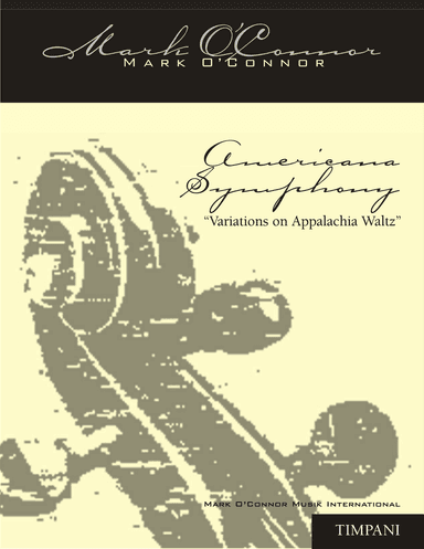 Americana Symphony "Variations on Appalachia Waltz" (percussion parts – symphony orchestra)
