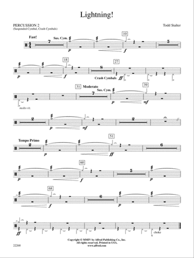 Lightning!: 2nd Percussion