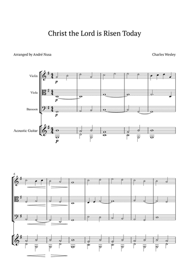 Christ the Lord is Risen Today