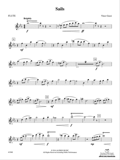 Sails: Flute