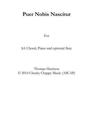 Puer Nobis Nascitur