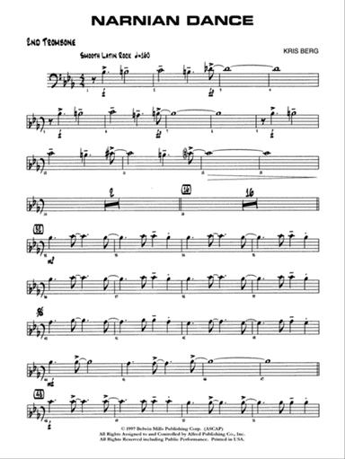 Narnian Dance: 2nd Trombone