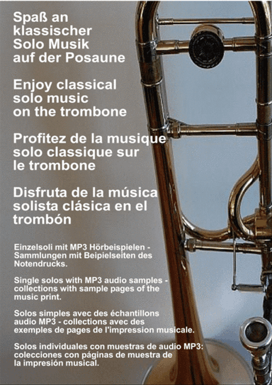 Sammartini, Giovanni Battista 2. Cello Sonate in G 2. Teil Grave Solo for Trombone Posaune Trombo