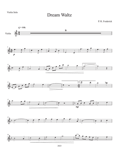 Dream Waltz (Violin Solo)