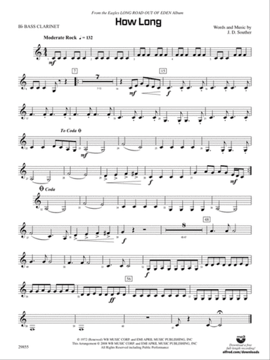 How Long: B-flat Bass Clarinet