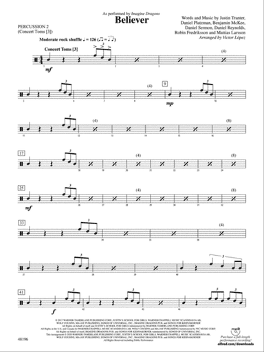 Believer: 2nd Percussion