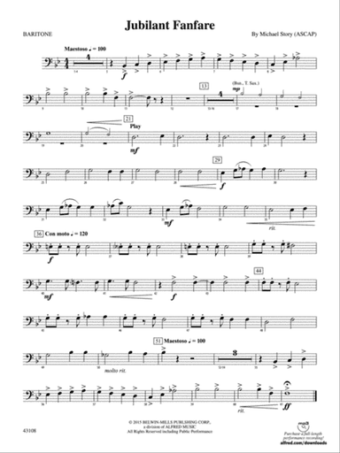 Jubilant Fanfare: Baritone B.C.