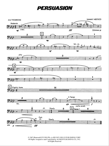 Persuasion: 2nd Trombone