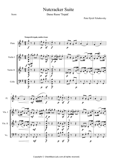 Nutcracker Op.71a - Danse Russe - Trepak