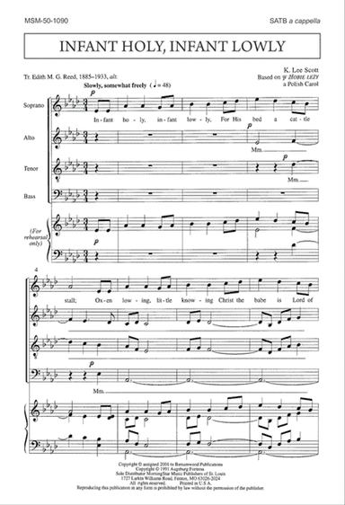Infant Holy, Infant Lowly (Downloadable)