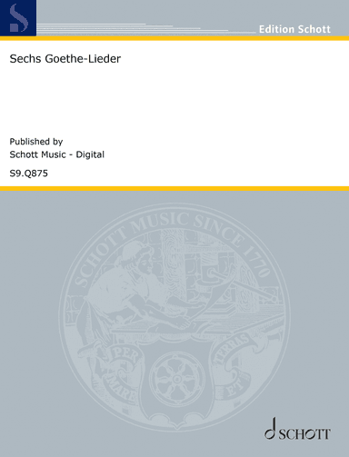 Sechs Goethe-Lieder
