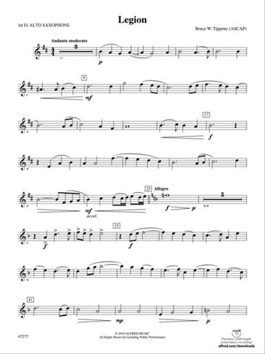 Legion: E-flat Alto Saxophone