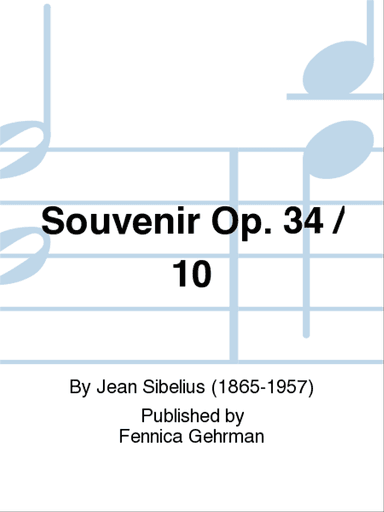 Souvenir Op. 34 / 10
