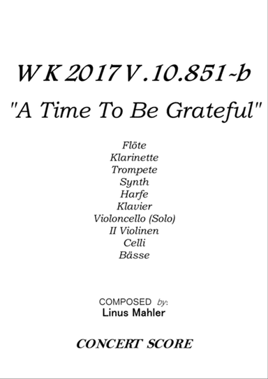 A Time to be Grateful