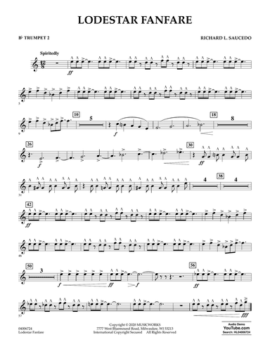 Lodestar Fanfare - Bb Trumpet 2