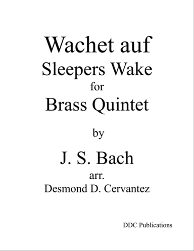 Wachet auf, Sleepers Wake