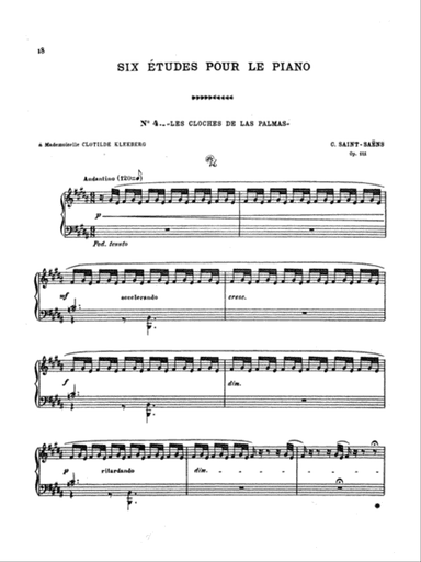 Saint-Saëns: Six Etudes, Op. 111