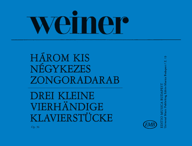 Drei kleine Klavierstücke op. 36 zu vier Händen