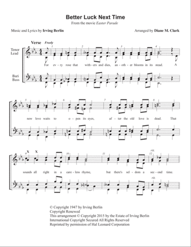 Better Luck Next Time