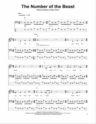 The Number Of The Beast