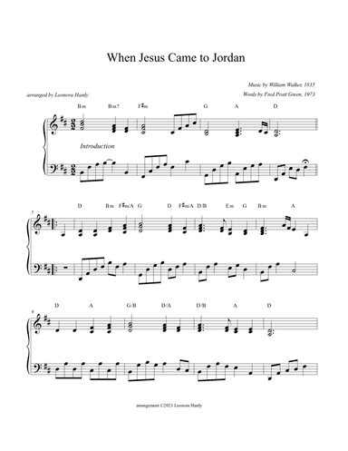 When Jesus Came to Jordan