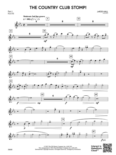 The Country Club Stomp!: Part 1 - Flute
