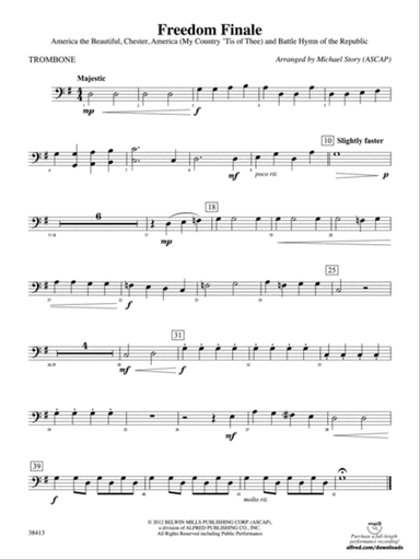 Freedom Finale: 1st Trombone